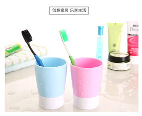創意糖果色情侶 家庭喝水杯 刷牙杯 粉色刷牙杯子,刷牙缸,可愛水杯,情侶杯,漱口杯 衛浴用品